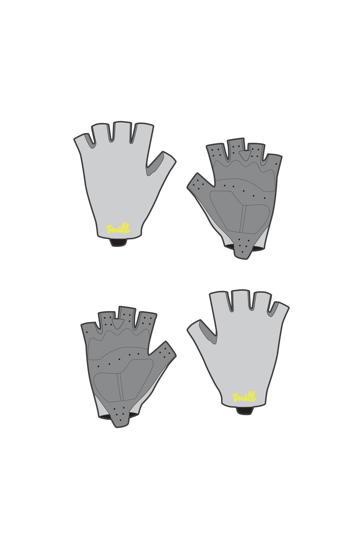 Gants courts cyclisme